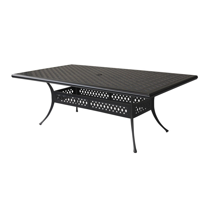Img Bonita Weave Rectangular Die Cast Dining Table