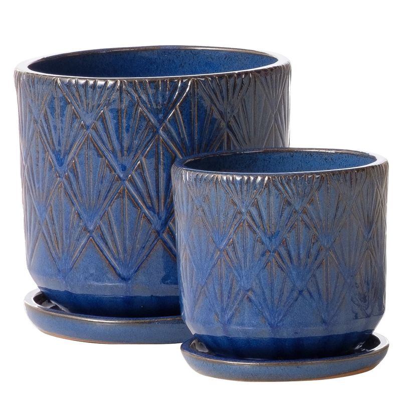 Img Deco Fan Petits Pots w/ Attached Saucer