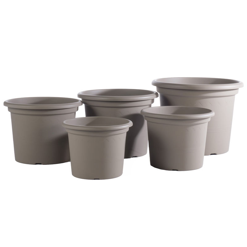 Img Geo Planter - Taupe